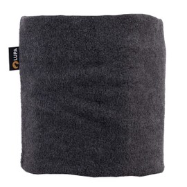 Lupa Kids Handmade Double-Layer Fleece Neck Warmer - Kids Neck Warmer for Boys & Girls - Fleece Neck Gaiter for Winter (Coal, Large (7-12))