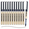 EYEYE Black Rollerball Pens 12 Pack 0.7mm Medium Point, Quick