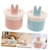 Healvian 2pcs Bunny Ear Face Wash Foamer Maker Bubble Beauty