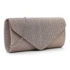 Tamaris Clutch TAS Amalia Metallic 33803 Women's Handbags Plain, Rose