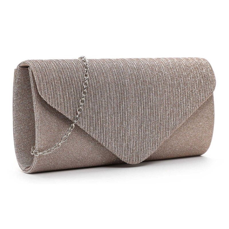 Tamaris Clutch TAS Amalia Metallic 33803 Women's Handbags Plain, Rose