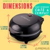 PREMIUS Ceramic Nonstick Mini Snack Waffle Maker, 4” Mold, Quick