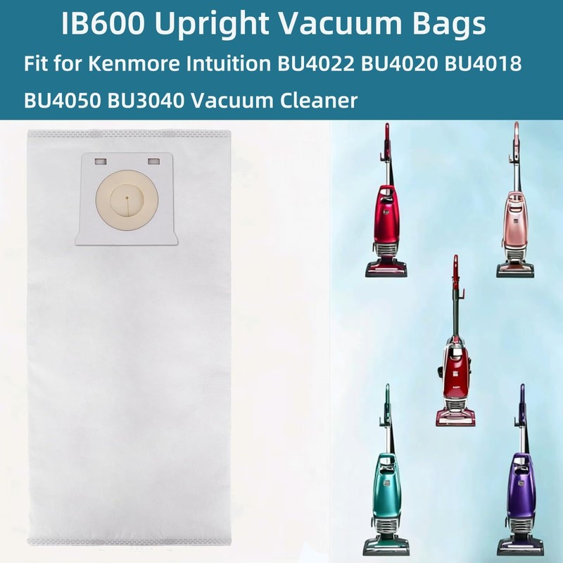 IB600 HEPA Vacuum Bags Fit for Kenmore Intuition Upright Vacuum