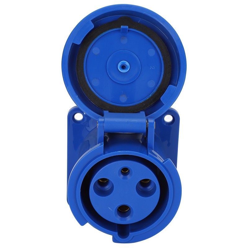 Waterproof Industrial Plug IP67 Compact Insulation 3 Cores Rubber Sealing