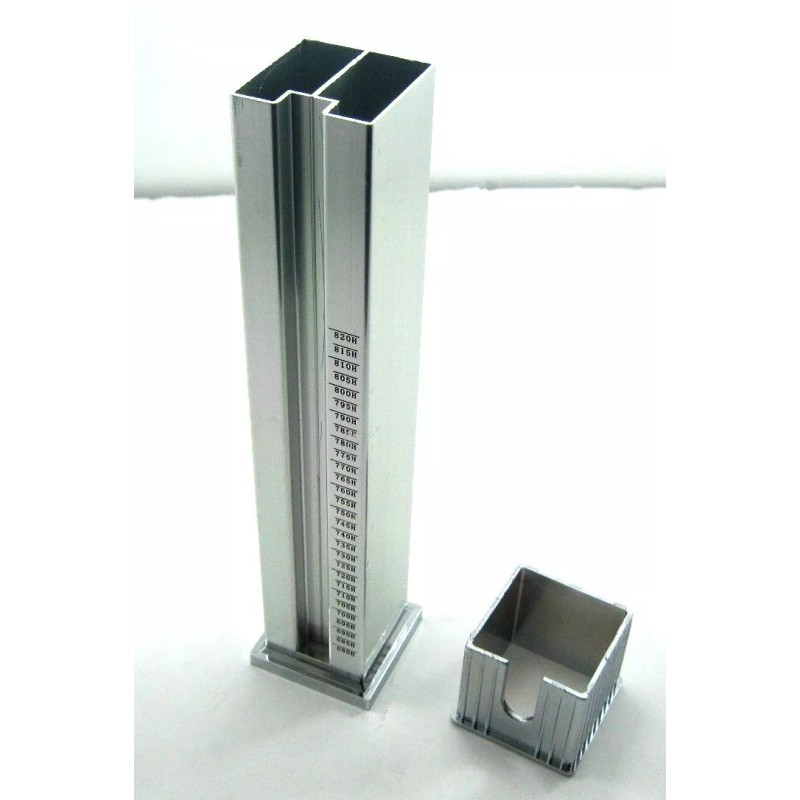 HnFshop 4 pcs/set aluminum height adjustable feet for 45x45mm square