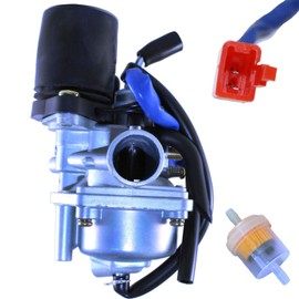 GLENPARTS Carburetor for ETON RXL50 RXL 50 Viper 50cc 2002 2003 2004 ATV Quad 2 Cycle Carb