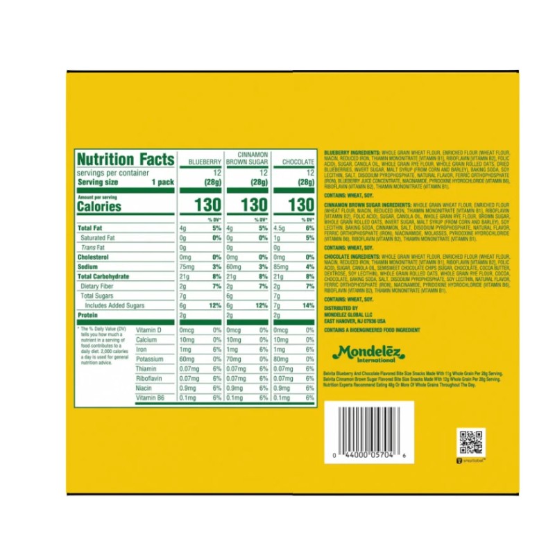 belVita Bites Breakfast Biscuits Variety Pack (36 pk.)