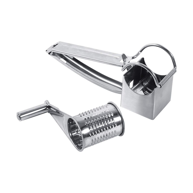 Rotary Grater + Multifunctional Kitchen Craft Stainless Steel Cheese Grater