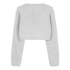 Bolerose Girls' Long-Sleeved Bolero Sparkle Cardigan - Silver