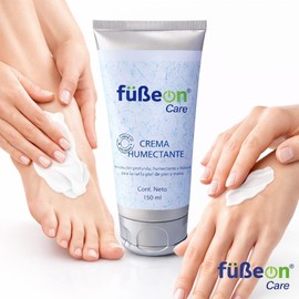 Crema Humectante e Hidratante para Pies y Manos FüBeon Care 150 ml, Hidratación Profunda, Cuidado diario, Talones Resecos