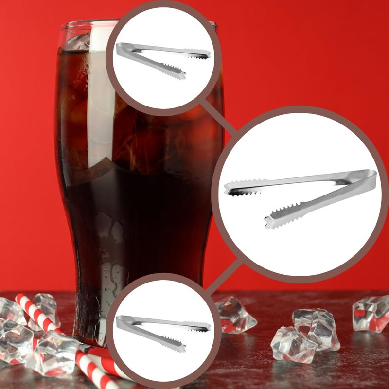Mini Stainless Steel Tongs | 18cm / 7" Tongs for