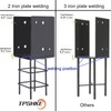 TPSHKE 6"x 6" U-Shape Concrete Post Anchor, Heavy Duty 5mm