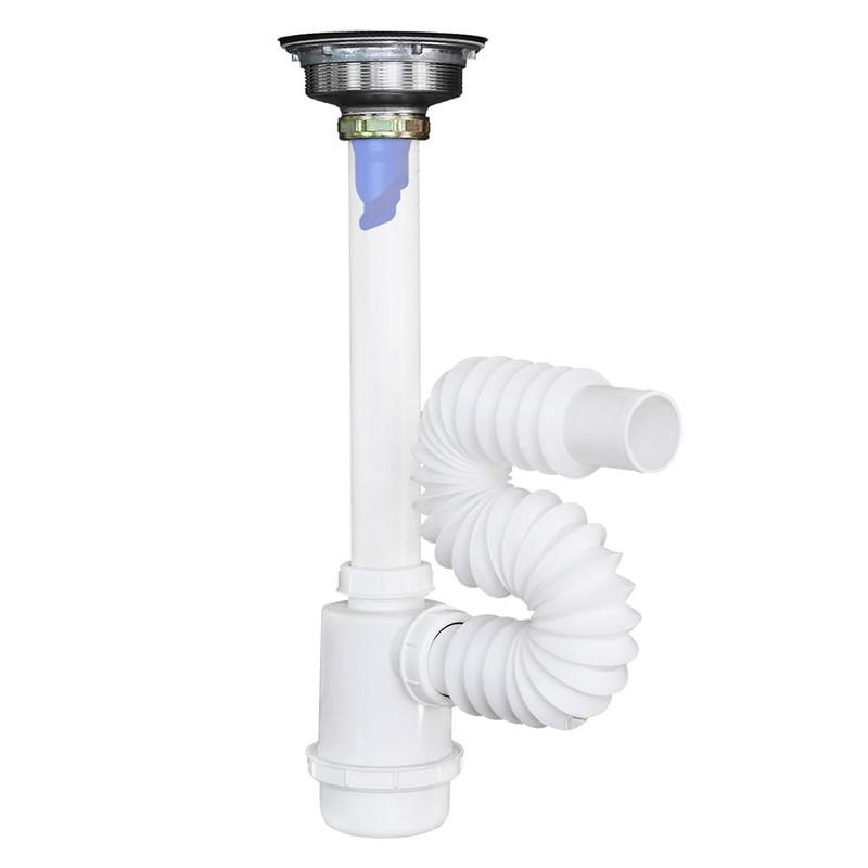 Fleximatc 2335A Céspol flexible con contra canasta de acero inoxidable,