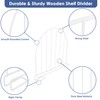 SSAWcasa Tall Shelf Dividers, 8 Pack 12’’ Shelf Dividers for