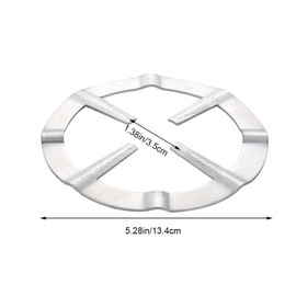 Gas Ring Reducer 2 Pcs Coffee pot holder Trivet Aluminum Gas Stove Cooker Plate for Gas Hobs Coffee Mocha Pot Saucepan