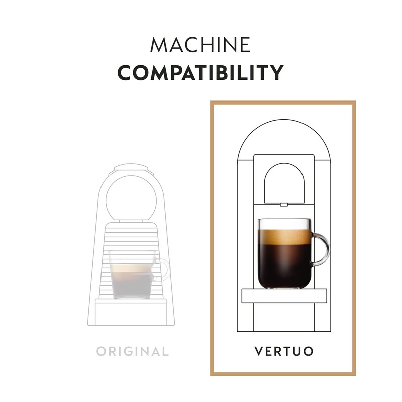 Nespresso Capsules Vertuo, Golden Caramel, Medium Roast Coffee, 30 Count