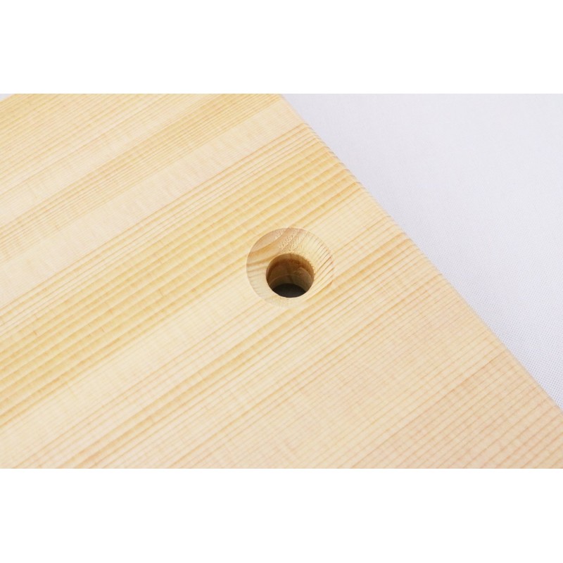 Ichihara Woodworkshop 4971421030029 Cutting Board, Wood, Tabletop, Perforated, 13.0 x