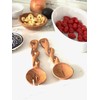 8-Inch Hand-Carved Kenyan Salad Serving Set