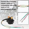 RUHUO Starter Solenoid Relay 12V GY6 4-Stroke Engine 50cc 70cc