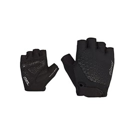 Ziener CADJA Women's Cycling/Mountain Bike/Cycling Gloves | Short Finger - Breathable/Cushioning, Black, 7.5