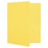 JAM PAPER Heavy Duty Plastic 2 Pocket School Folders -