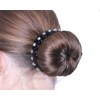 QHP Diamond Hair Scrunchie with Pearls in Various Sizes and