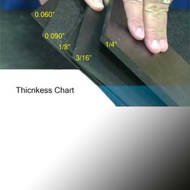 ABS Black Plastic Sheet-Textured ONE Side-Vacuum FORMING-1/8" THCIK-Pick Your Size** (24" X 24")