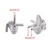 WOOSTAR 6mm Inline Fuel Valve Petcock Gas Tank Cut-Off Selector