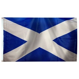 Scotland Flag (With Cross) 5X8 Foot SolarMax Nylon