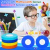 Meetory Pack of 9 Maths Fidget Spinners for Children -