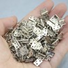 Mini Folding Hinges 1/4in 4-Hole for Dollhouse Cabinets with Screws