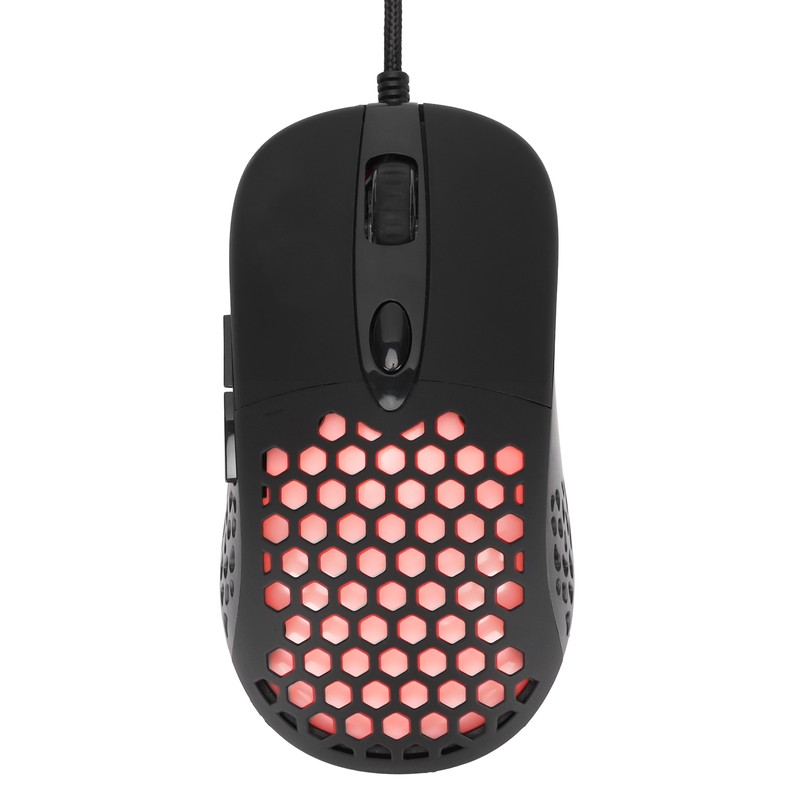 Gamer Wired Mouse X8 Hole Luminous Hollow RGB Computer Accessory