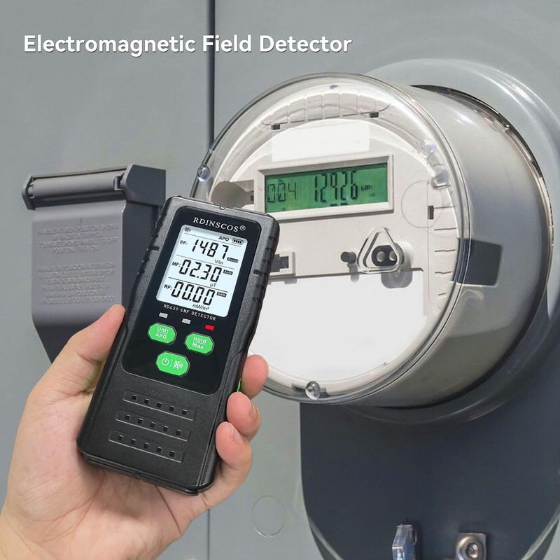 EMF Detector, Detect All 3 Types of Electromagnetic Radiation Field