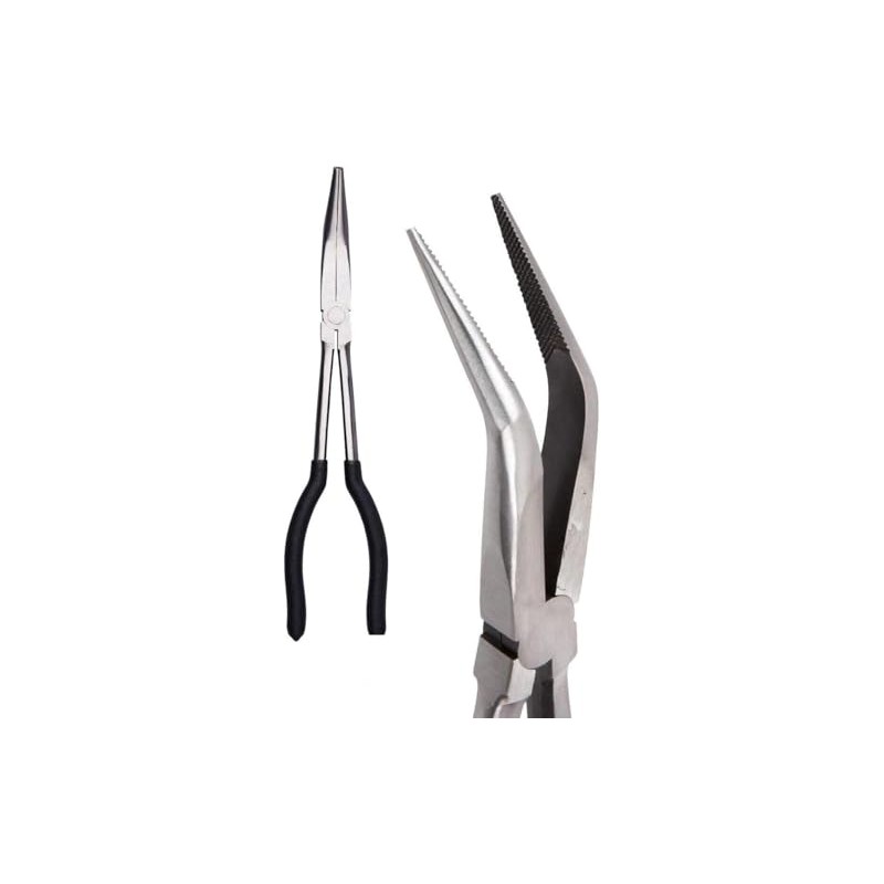 iSeventy9 11" Long 45 Degree Bent Nose Plier Straight Tip