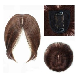 . Clip En La Parte Superior A La Corona, 100% Cabello Humano