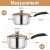 1 QT & 2 QT Saucepan with Lid Set, P&P