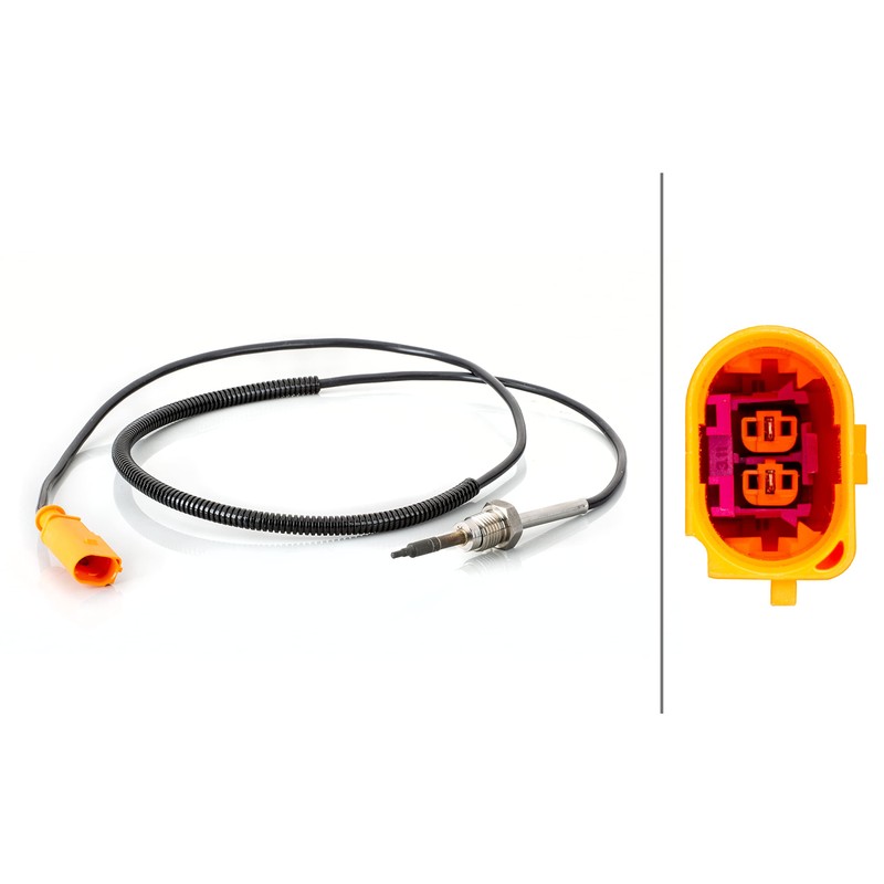 HELLA 6PT 014 494-801 Sensor, exhaust gas temperature - 2-pin