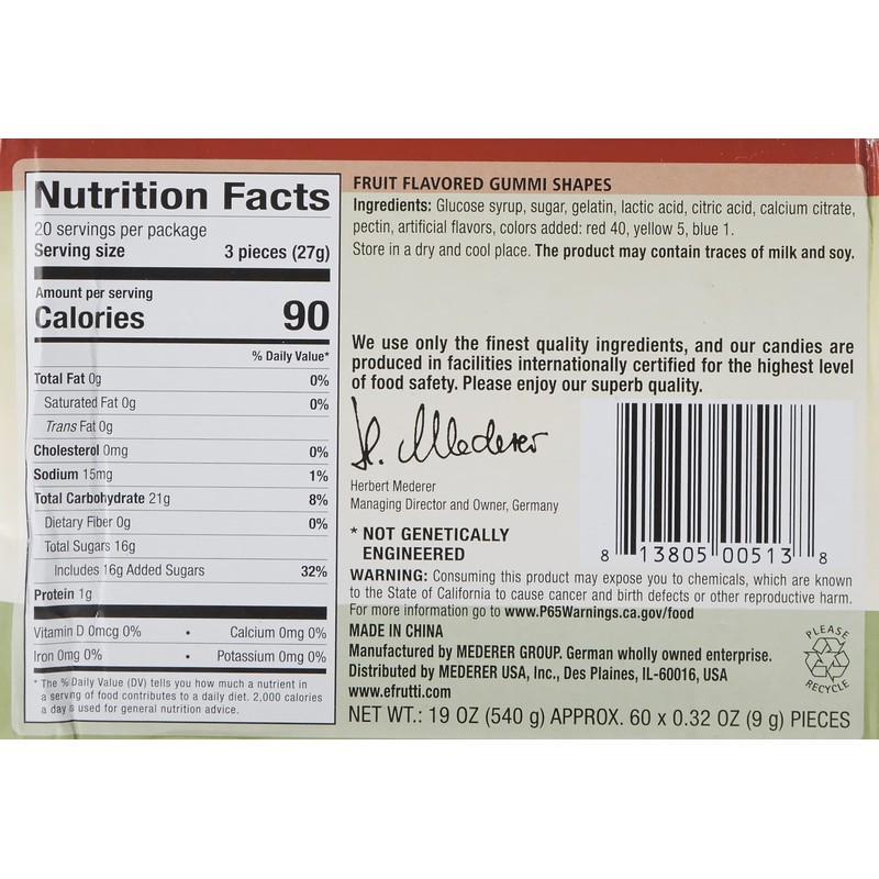 E.Frutti Sour Mini Burgers 1 pack 60 units