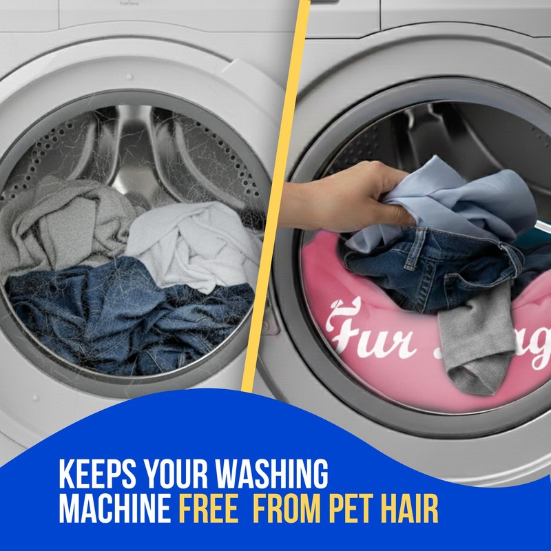 Fur Magic Pet Laundry Bag Keeps Your Washing Machine Free