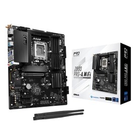 ASRock Z890 Pro-A WiFi 6E Motherboard Intel Core Ultra LGA1851 RL-ILM DDR5 8666 MHz 256 GB ATX Motherboard PCIe 5.0