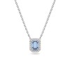 Millenia, Rhodium Plated, Zirconia, Crystal