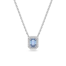 Millenia, Rhodium Plated, Zirconia, Crystal