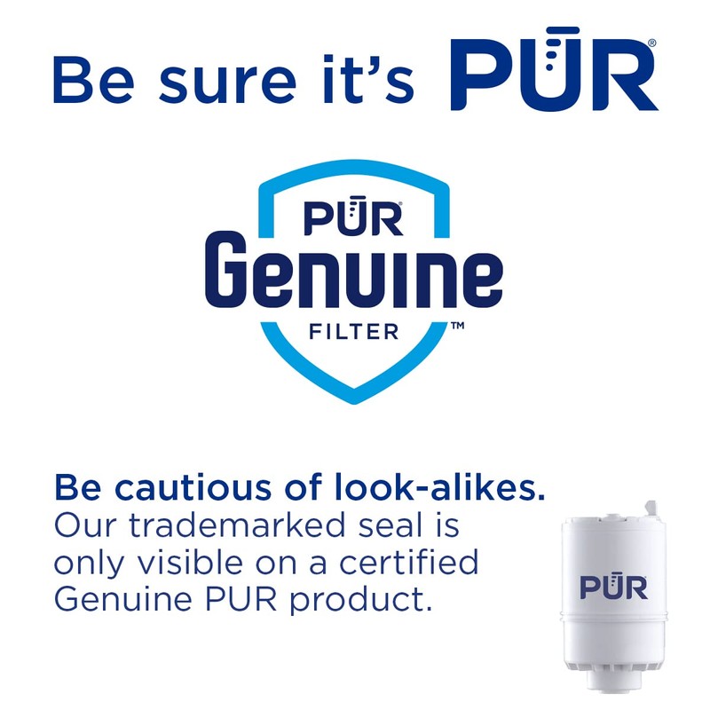 PUR Faucet Mount Replacement Filter 2-Pack, Genuine PUR Filter, 2-in-1