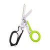 Emergency Shears with Strap Cutter and Glass Breaker Foldable Stainless