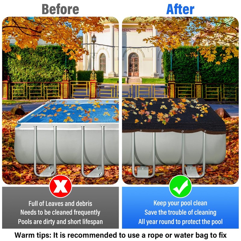 Legigo 16 x 32 FT Pool Leaf Net Cover for
