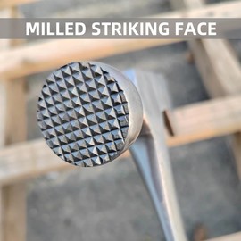 BUSKPOK Drywall Hammer Hatchet, 14 oz Wall Board Tool with Milled Face