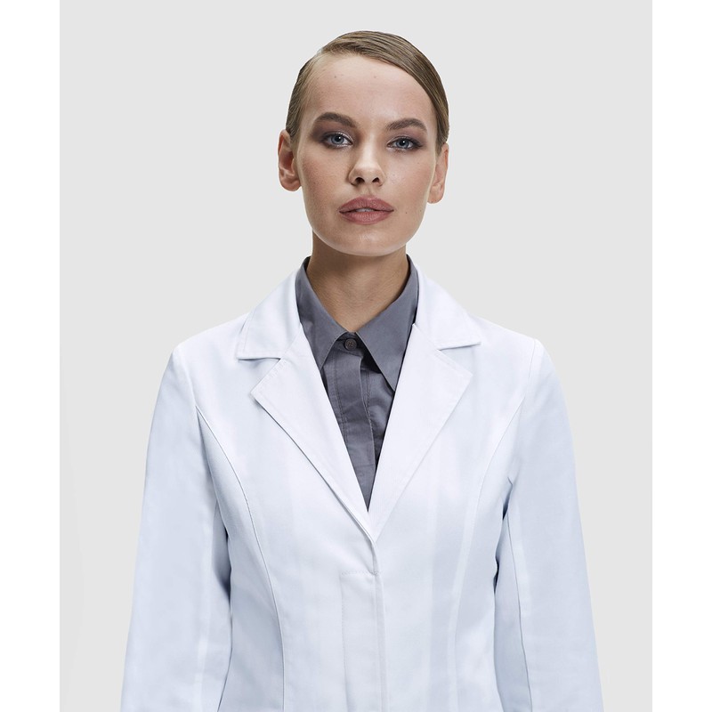 Dr. James Lab Coat for Women, Tailored Fit, Feminine Design,