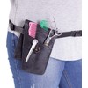 Professional Hairdresser's Stylish Tapered Scissor Pouch - Holds Scissors, Combs,