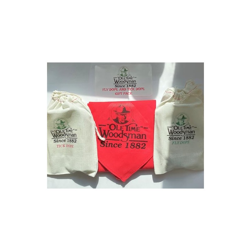 Ole Time Woodsman Fly Dope and Tick Dope Gift Pack