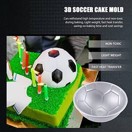 1 x 3D Half Round Ball Shaped Cake Mould 8 Thickening Aluminium Alloy Mould Birthday Baking Mould